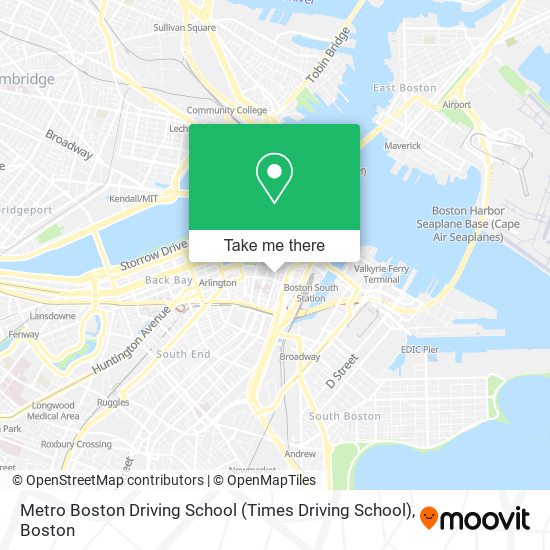 Metro Boston Driving School (Times Driving School) map