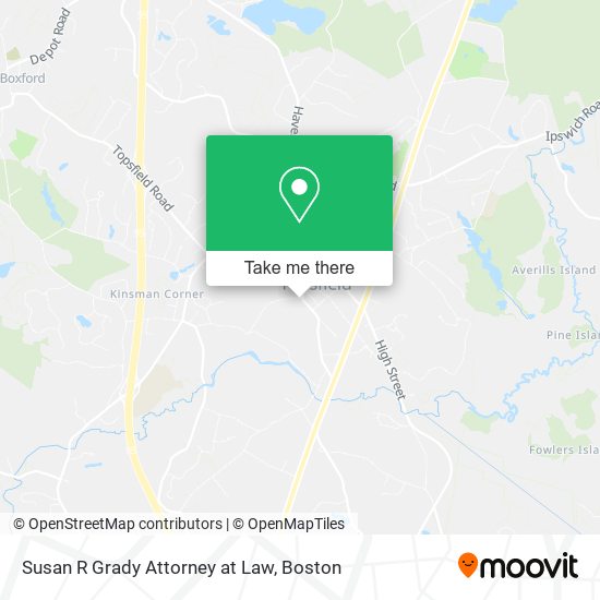 Susan R Grady Attorney at Law map