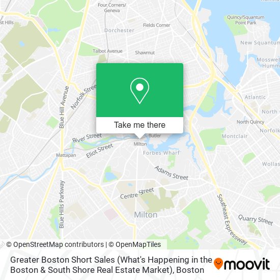 Greater Boston Short Sales (What's Happening in the Boston & South Shore Real Estate Market) map