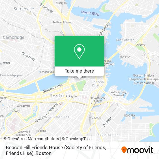 Beacon Hill Friends House (Society of Friends, Friends Hse) map