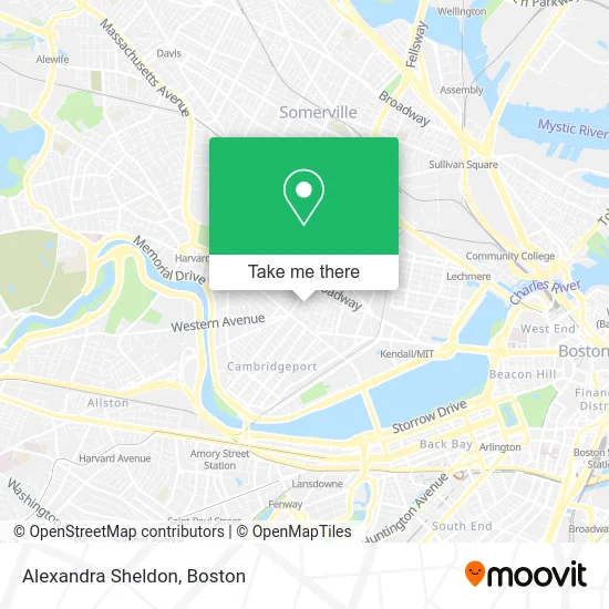 Alexandra Sheldon map