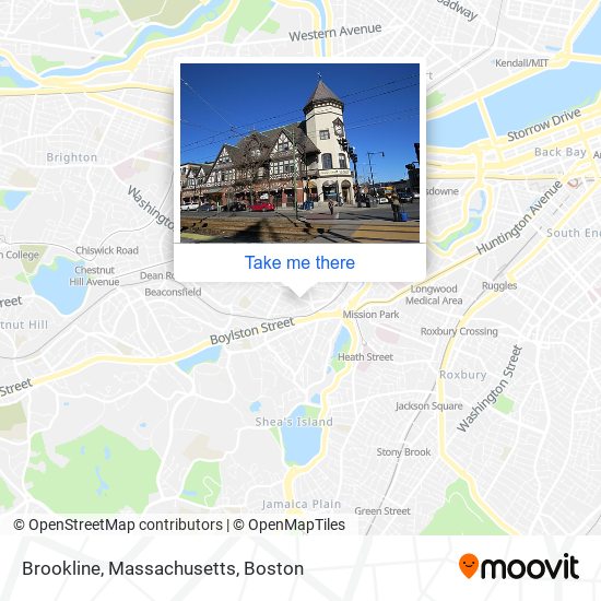 Brookline, Massachusetts map