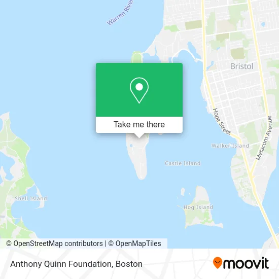Anthony Quinn Foundation map