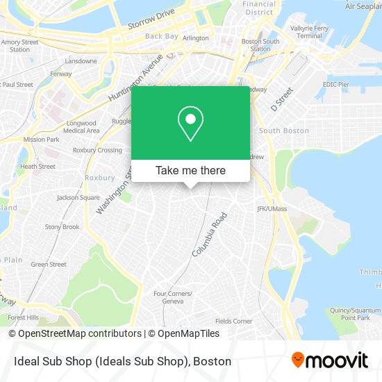 Mapa de Ideal Sub Shop (Ideals Sub Shop)