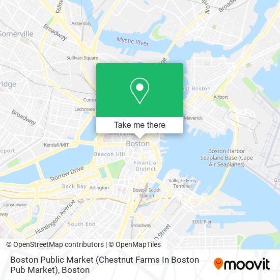 Mapa de Boston Public Market (Chestnut Farms In Boston Pub Market)