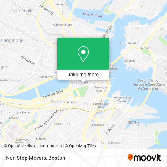 Non Stop Movers map