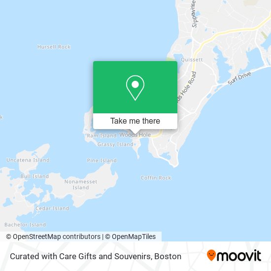 Curated with Care Gifts and Souvenirs map