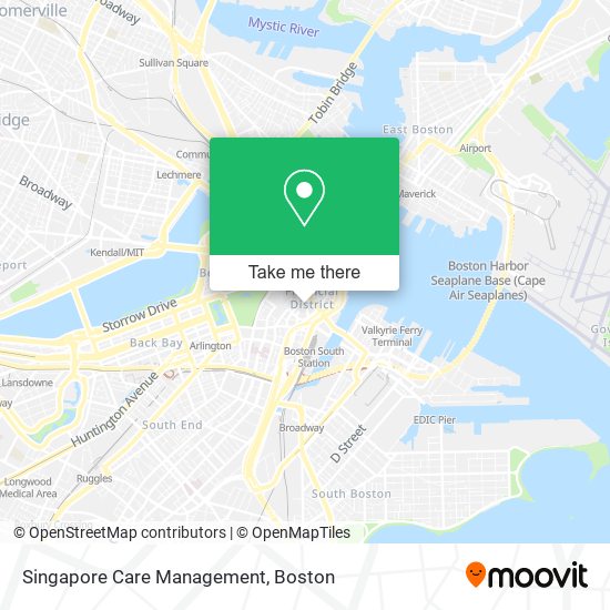 Mapa de Singapore Care Management