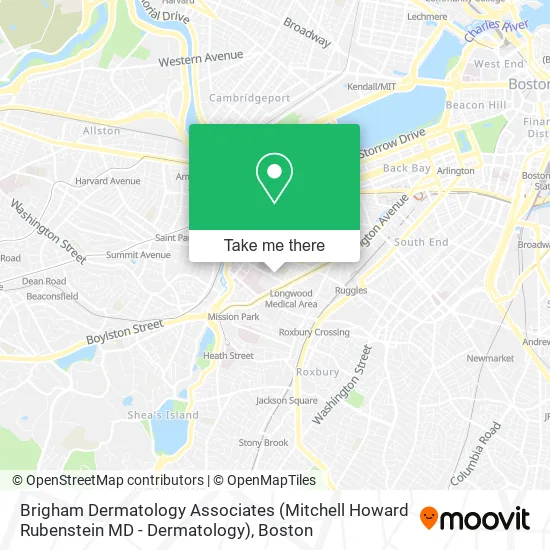 Brigham Dermatology Associates (Mitchell Howard Rubenstein MD - Dermatology) map
