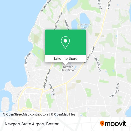 Newport State Airport map