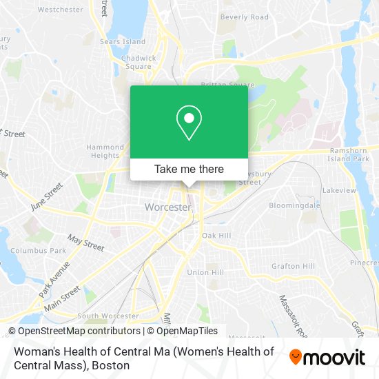 Woman's Health of Central Ma (Women's Health of Central Mass) map