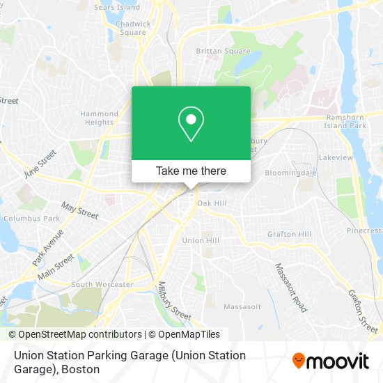Union Station Parking Garage map