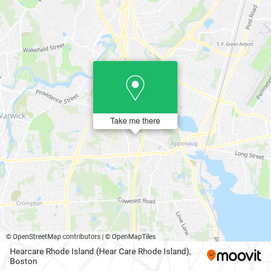 Hearcare Rhode Island (Hear Care Rhode Island) map