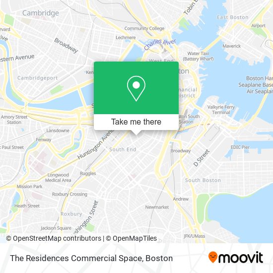 The Residences Commercial Space map