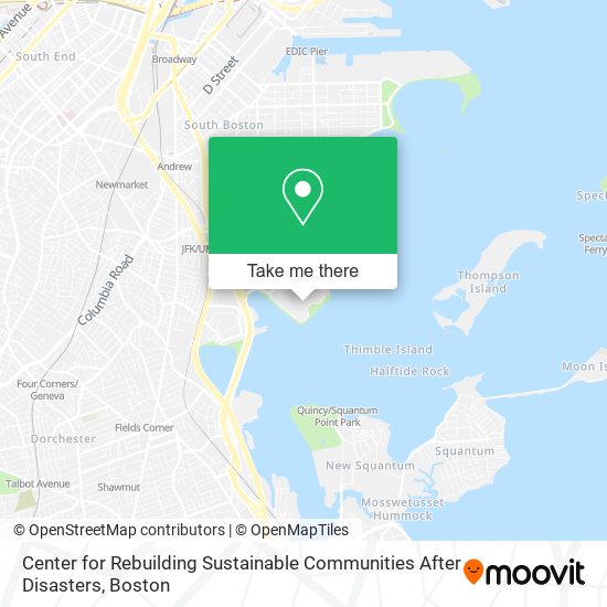 Center for Rebuilding Sustainable Communities After Disasters map