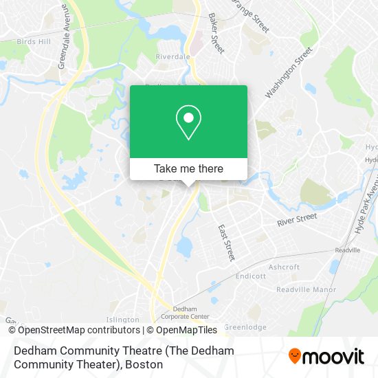 Dedham Community Theatre (The Dedham Community Theater) map