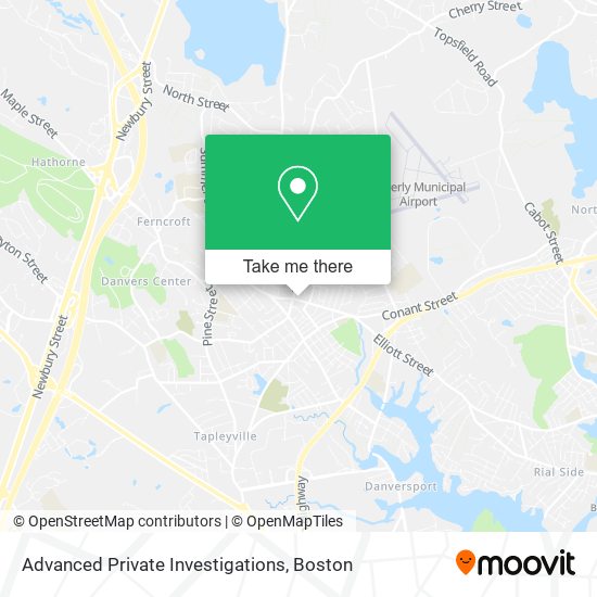 Advanced Private Investigations map