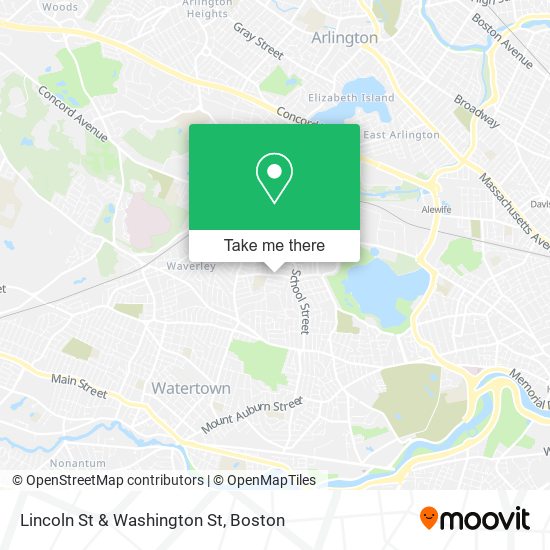 Mapa de Lincoln St & Washington St