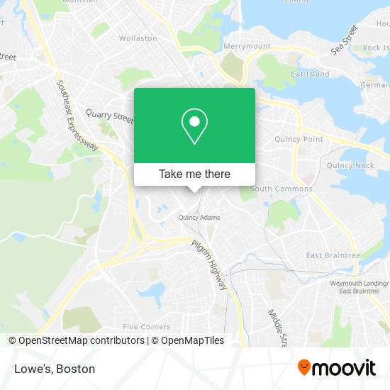 Lowe's map