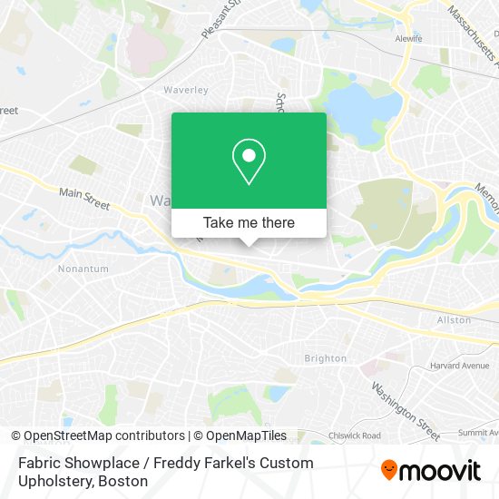 Fabric Showplace / Freddy Farkel's Custom Upholstery map