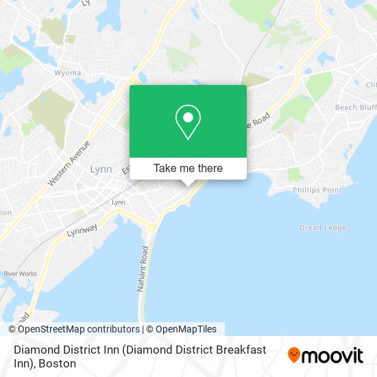 Mapa de Diamond District Inn