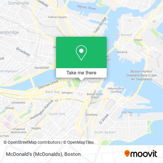 McDonald's (McDonalds) map