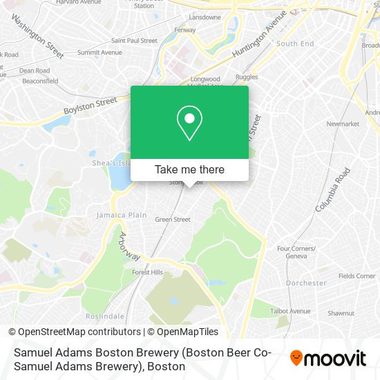 Samuel Adams Boston Brewery (Boston Beer Co-Samuel Adams Brewery) map