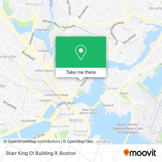 Mapa de Starr King Ct Building 9