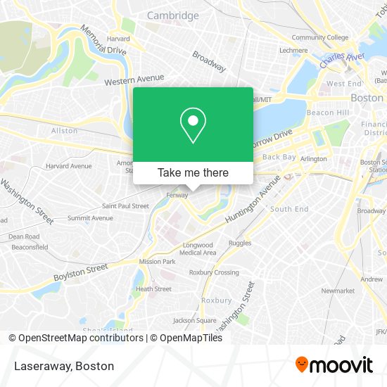 Laseraway map