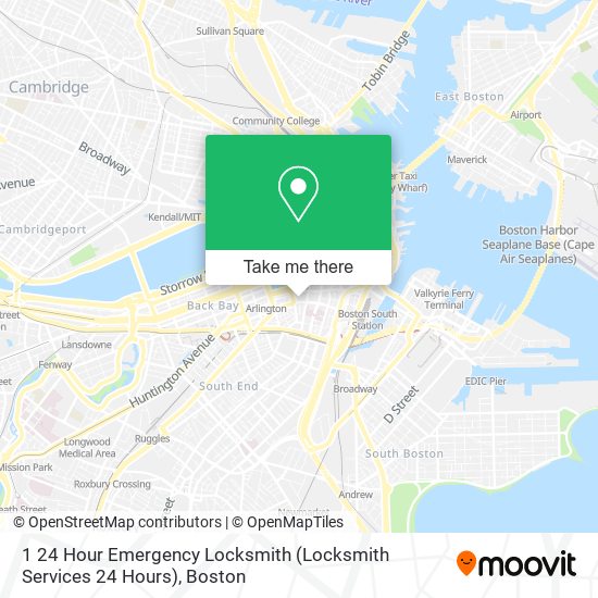1 24 Hour Emergency Locksmith (Locksmith Services 24 Hours) map