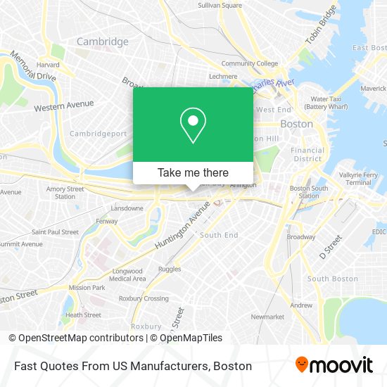 Fast Quotes From US Manufacturers map