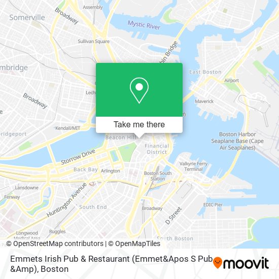 Mapa de Emmets Irish Pub & Restaurant (Emmet&Apos S Pub &Amp)