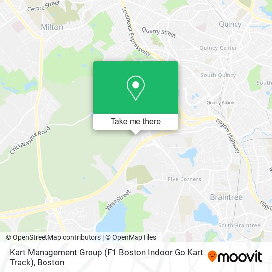 Mapa de Kart Management Group (F1 Boston Indoor Go Kart Track)