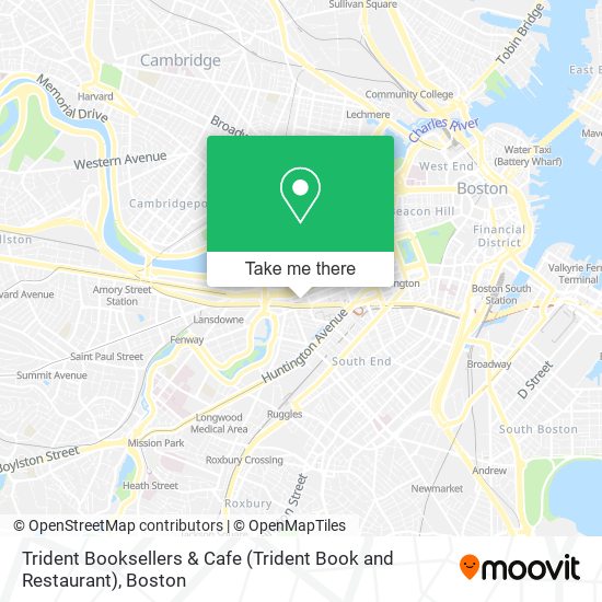 Mapa de Trident Booksellers & Cafe (Trident Book and Restaurant)