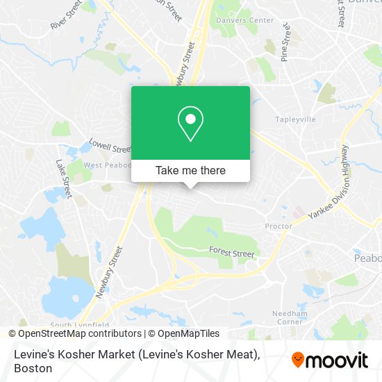 Levine's Kosher Market map