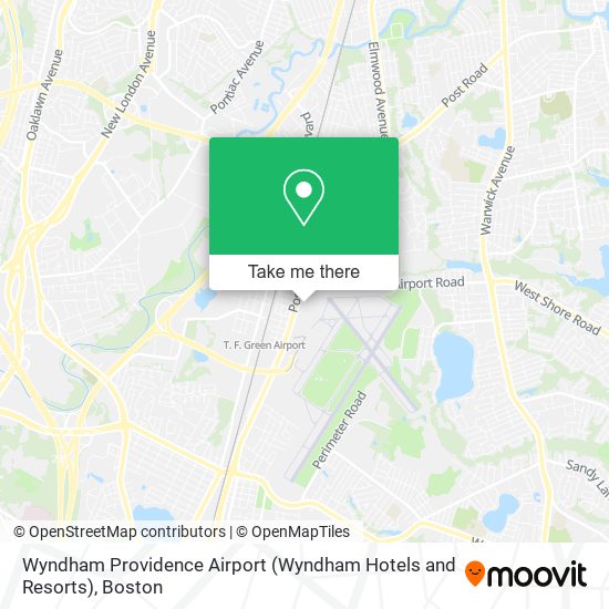 Wyndham Providence Airport (Wyndham Hotels and Resorts) map
