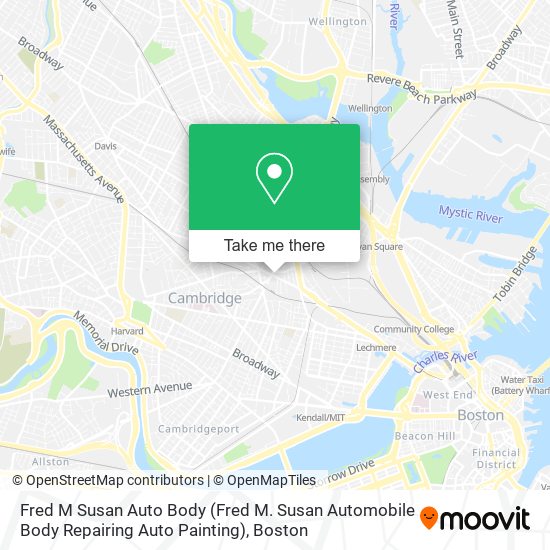 Mapa de Fred M Susan Auto Body (Fred M. Susan Automobile Body Repairing Auto Painting)