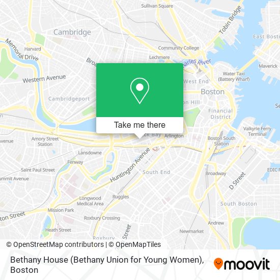 Mapa de Bethany House (Bethany Union for Young Women)