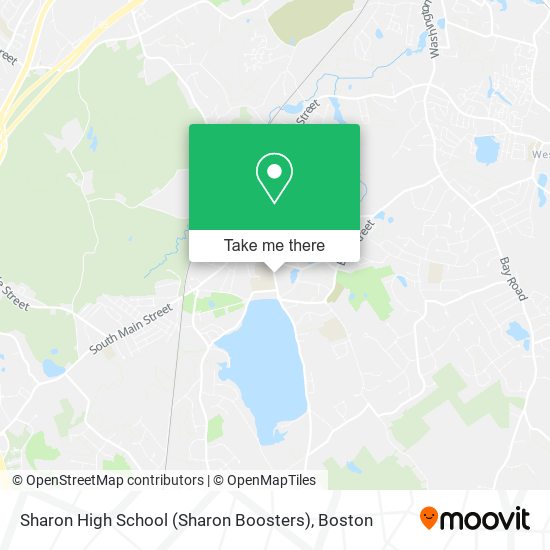 Mapa de Sharon High School (Sharon Boosters)