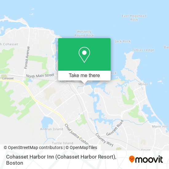 Cohasset Harbor Inn (Cohasset Harbor Resort) map