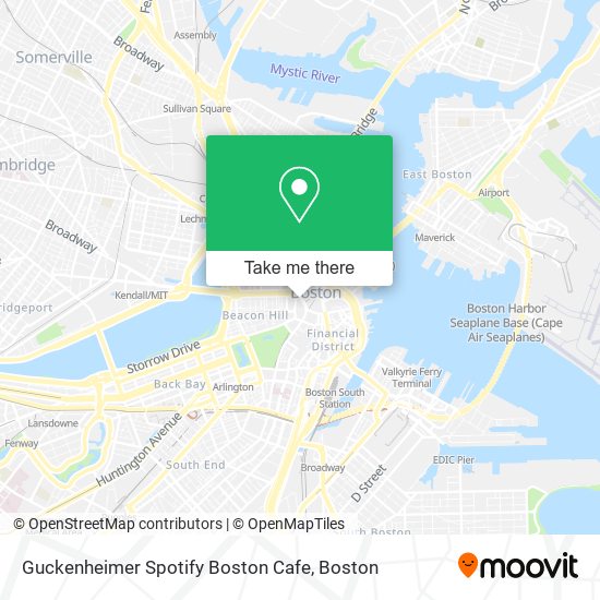 Mapa de Guckenheimer Spotify Boston Cafe