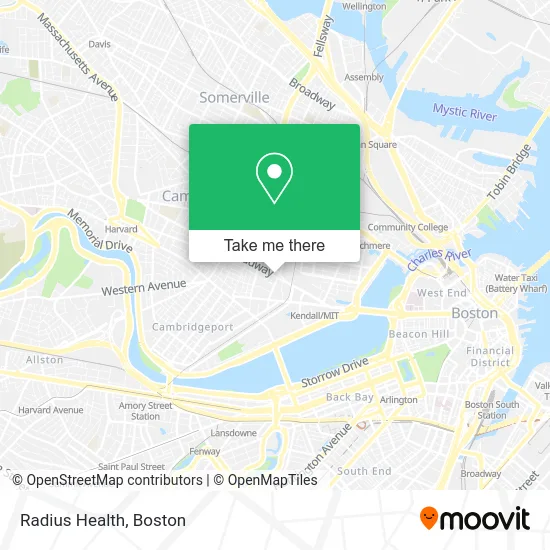 Radius Health map