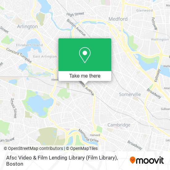 Mapa de Afsc Video & Film Lending Library (Film Library)