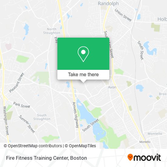 Fire Fitness Training Center map
