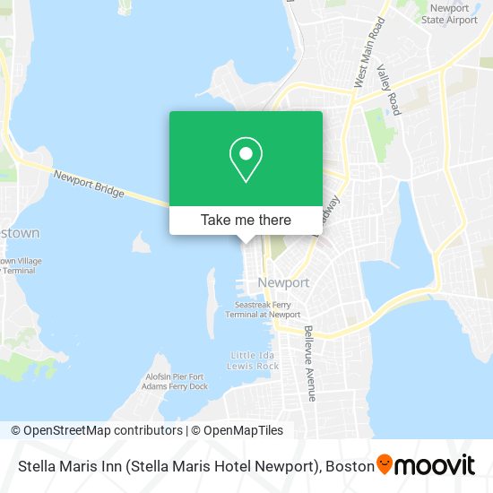 Mapa de Stella Maris Inn (Stella Maris Hotel Newport)