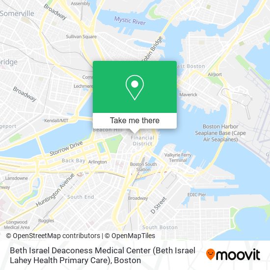 Beth Israel Deaconess Medical Center (Beth Israel Lahey Health Primary Care) map