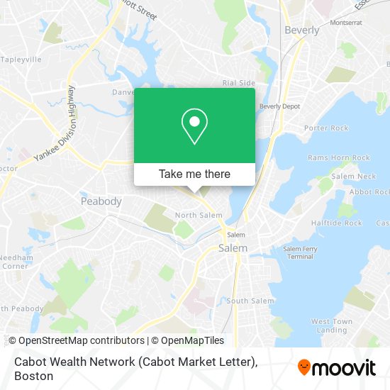 Cabot Wealth Network (Cabot Market Letter) map