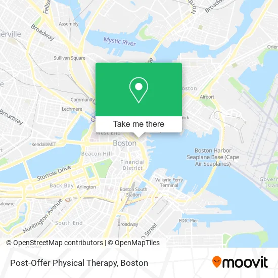 Post-Offer Physical Therapy map