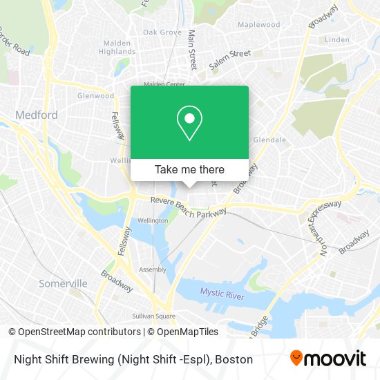 Night Shift Brewing (Night Shift -Espl) map