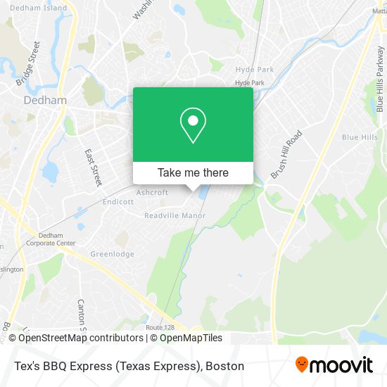 Tex's BBQ Express (Texas Express) map